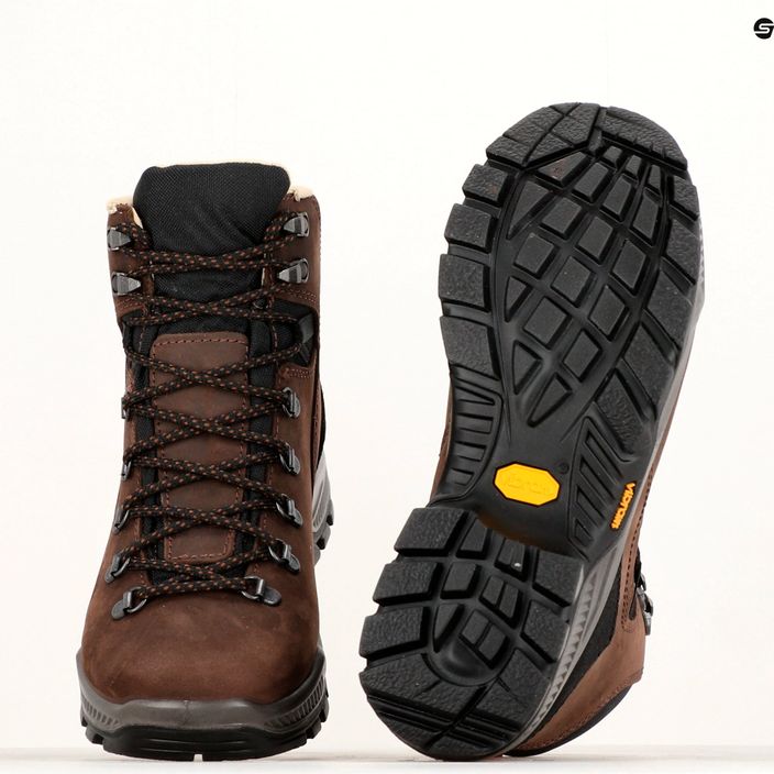 Women's trekking boots Alpina Prima Mid dark brown 15