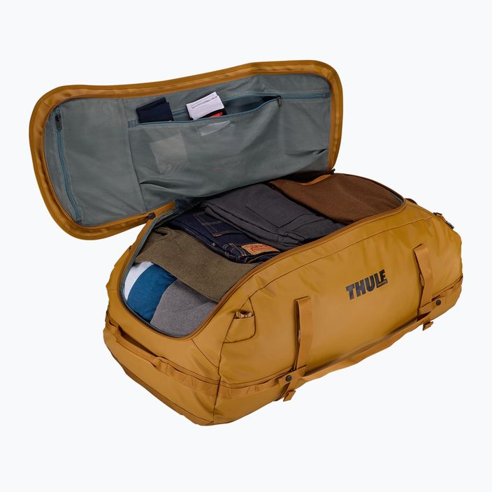 Thule Chasm 130 l golden travel bag 3