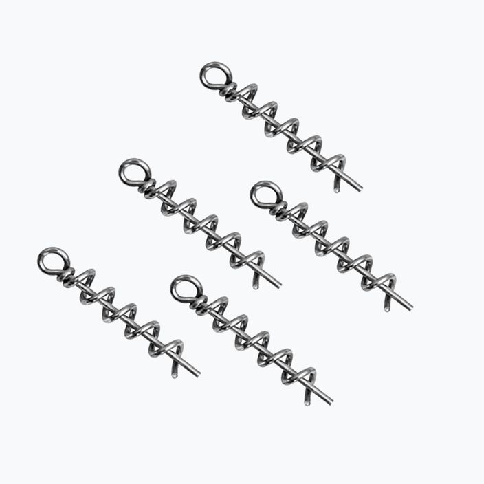 Delphin Bomb Twisto O-Lock lure screws 5 pcs silver 669001020 2