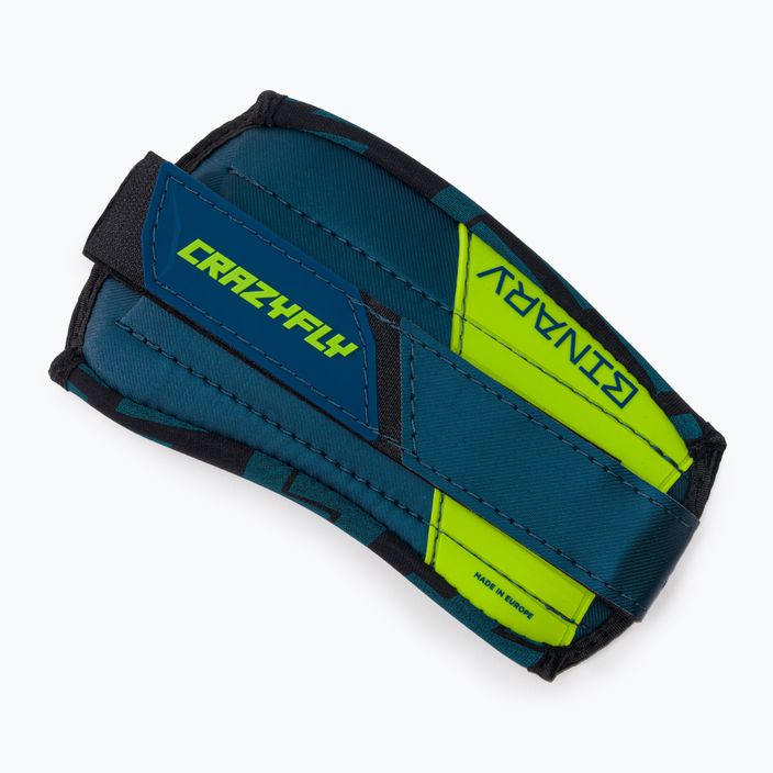 CrazyFly Binary Binding green kiteboard pads and straps T016-0236 6