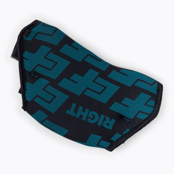 CrazyFly Hexa II Binding Small blue-green kiteboard pads and straps T016-0264 7