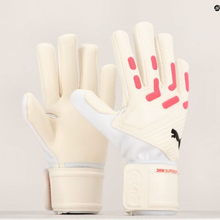 PUMA Future Match Nc goalkeeper gloves puma white/fire orchid 9