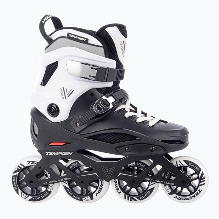 Men's Tempish Viber 90 roller skates black and white 1000069 10