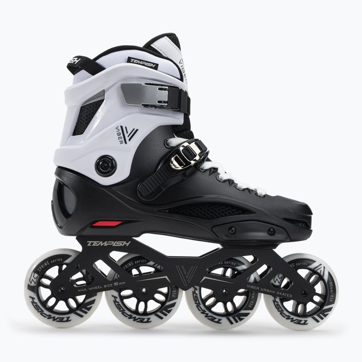 Men's Tempish Viber 90 roller skates black and white 1000069 3