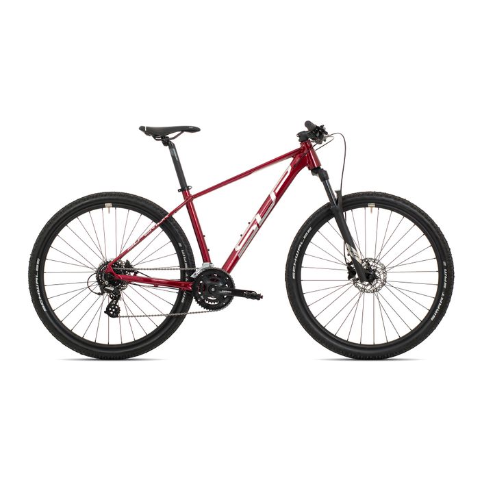 Superior XC 819 gloss dark red/silver mountain bike 2