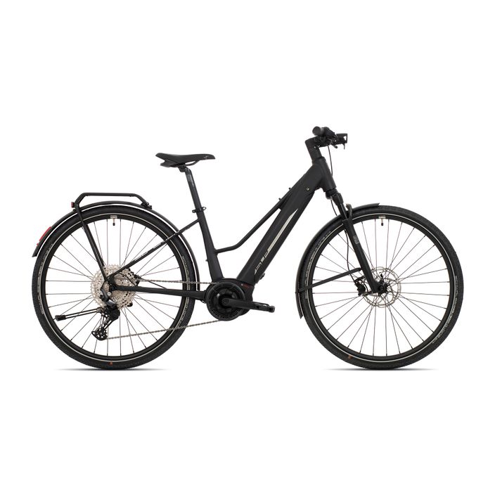 Superior eXR 6090 BL Touring 36V 625Wh matte black/chrome silver electric bike 2