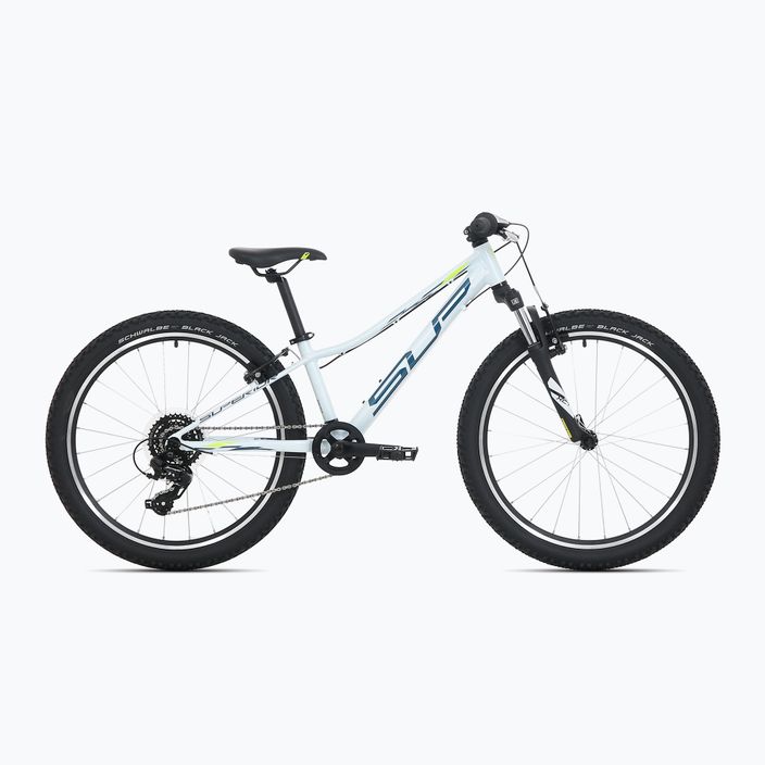 Children's bicycle Superior RACER XC 24 gloss white/blue/neon yellow 6