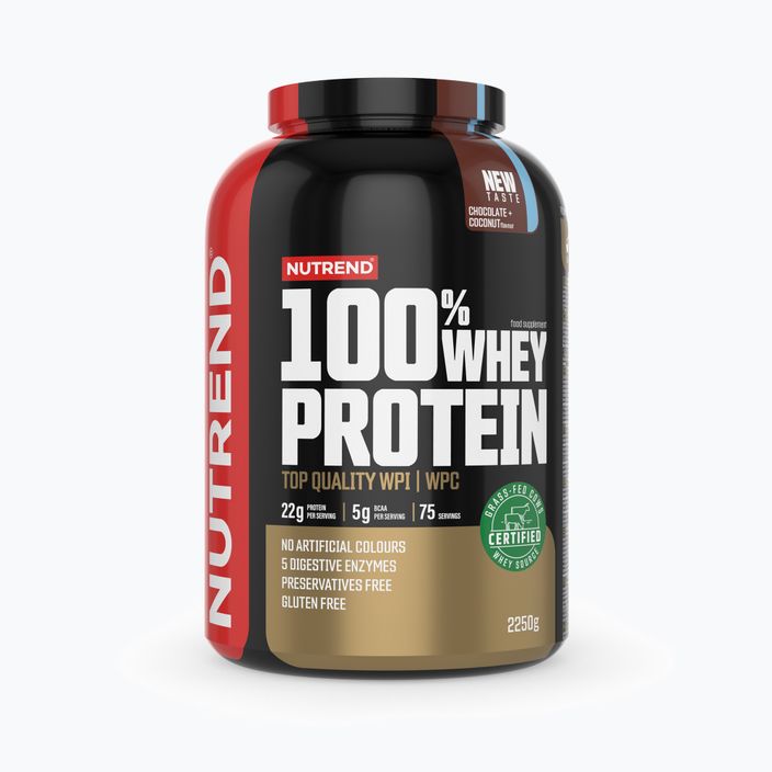 Whey Nutrend 100% Protein 2.25kg chocolate-coconut VS-032-2250-ČKO