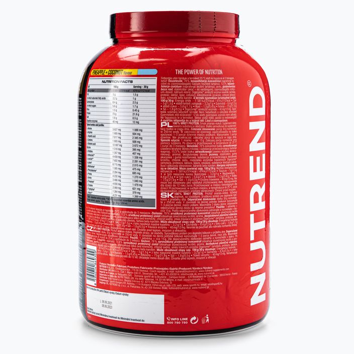 Whey Nutrend 100% Protein 2.25kg pineapple-coconut VS-032-2250-ANK 2
