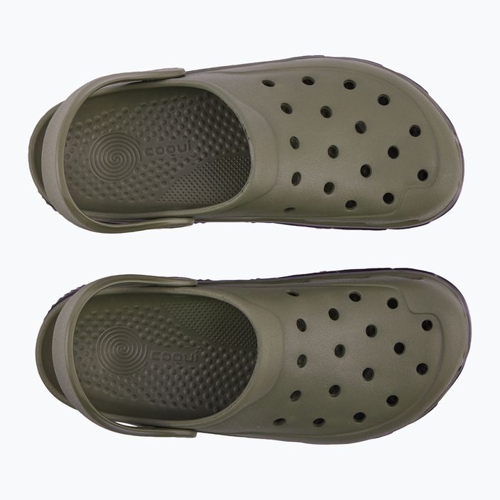 Coqui men's sandals Cody army green/black 11