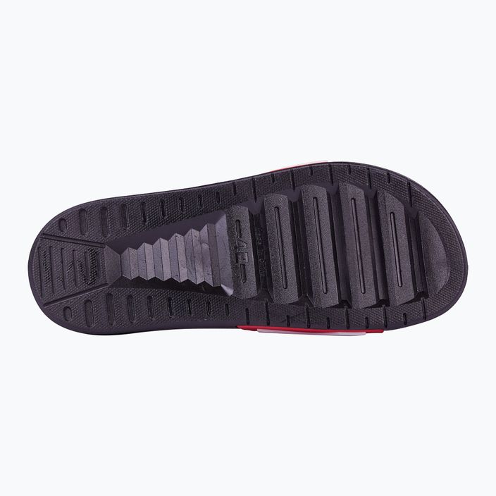 Men's Coqui Speedy black/new red relax on flip-flops 12