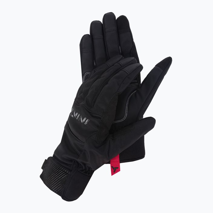 Silvini Fusaro black bicycle gloves 3215-UA745/0800