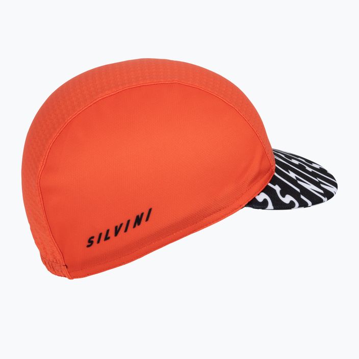 SILVINI Amaro orange/black under-helmet cycling cap 3120-UA1637/21080/UNI 2