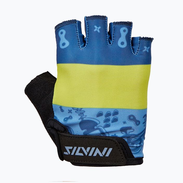SILVINI Punta children's cycling gloves black/blue 3119-CA1438/8301 4
