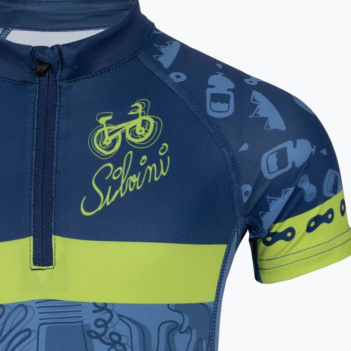 SILVINI Scrivia children's cycling jersey blue 3119-CD1434/3042/110-131 3