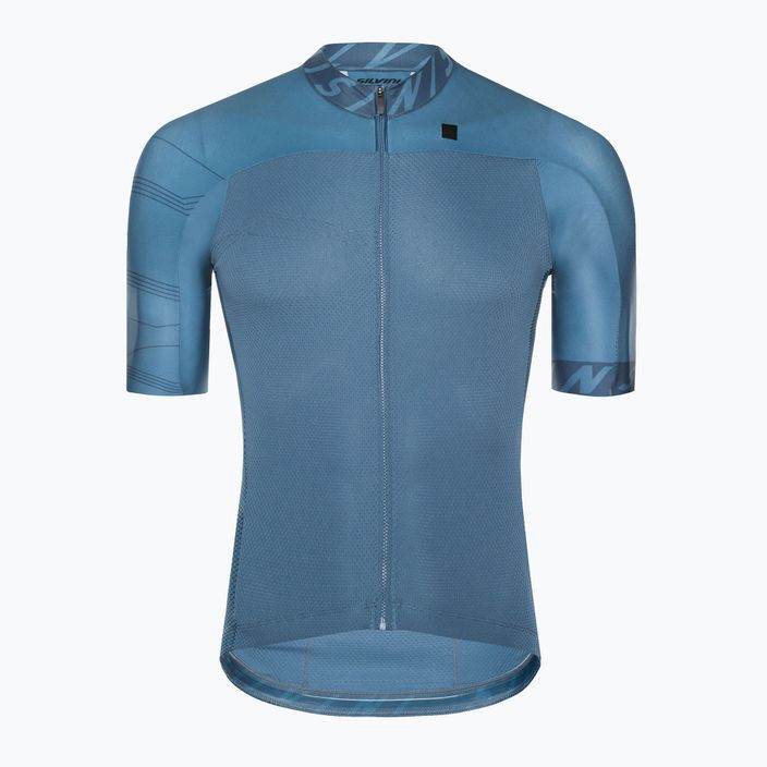 Men's SILVINI Stelvio cycling jersey blue 3120-MD1604/30322