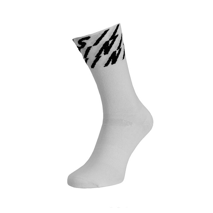 SILVINI Oglio white and black cycling socks 3120-UA1634/1083 2