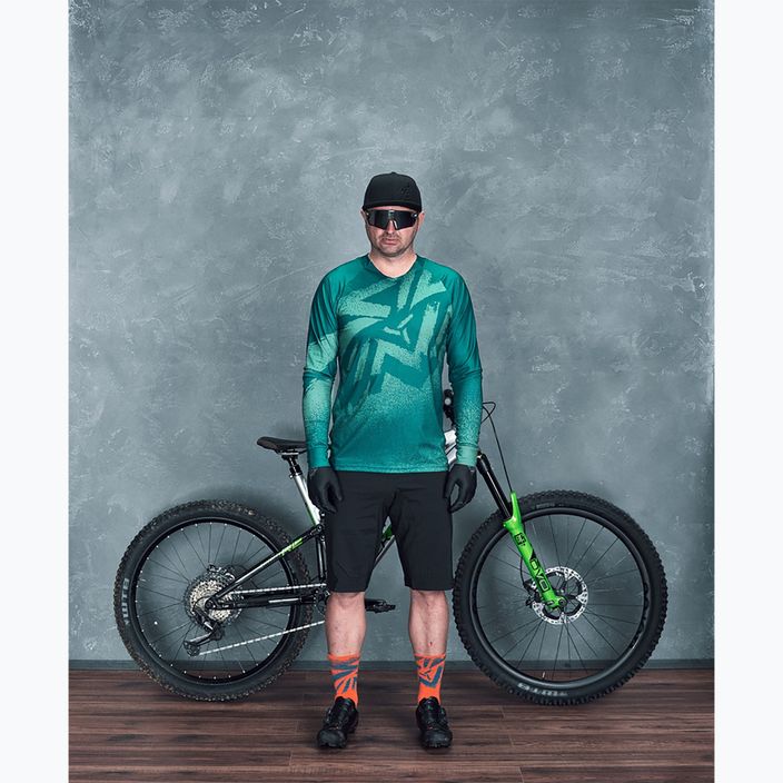Men's cycling jersey SILVINI green 3121-MD1802 3