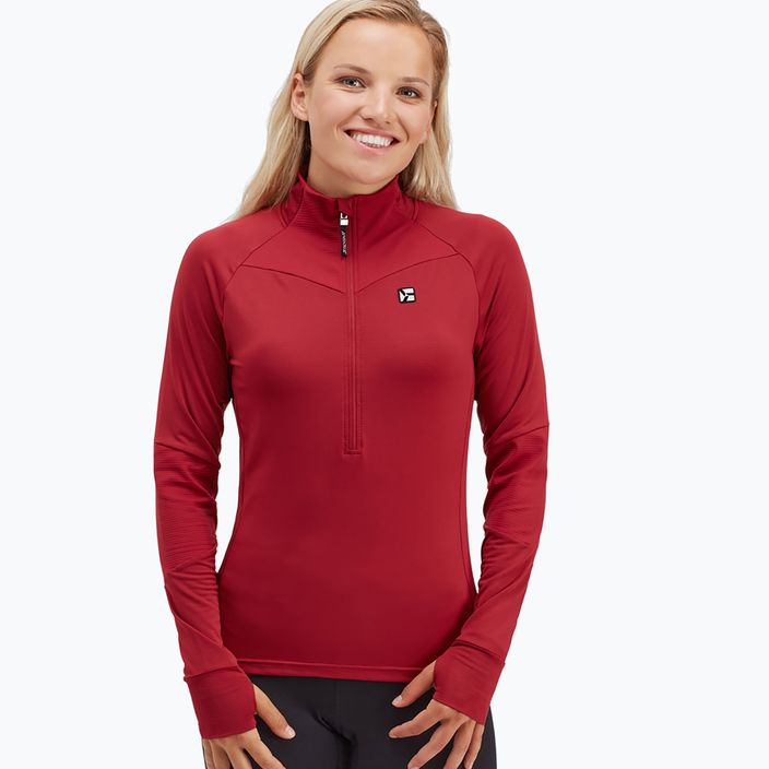 SILVINI women's cross-country ski sweatshirt Latera red 3222-WJ1903/2222
