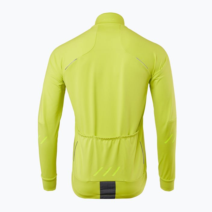 Men's SILVINI Ghisallo softshell cycling jacket green MJ2129 2