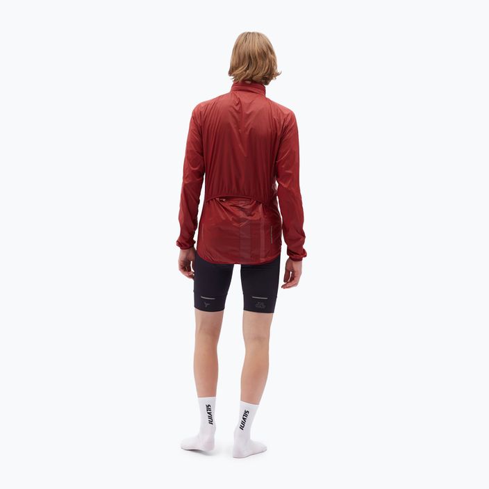 Men's SILVINI Gelo merlot cycling jacket 3