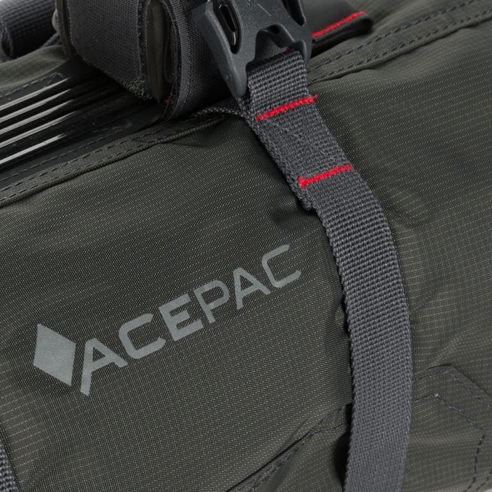 Acepac handlebar bike bag grey 101325 4