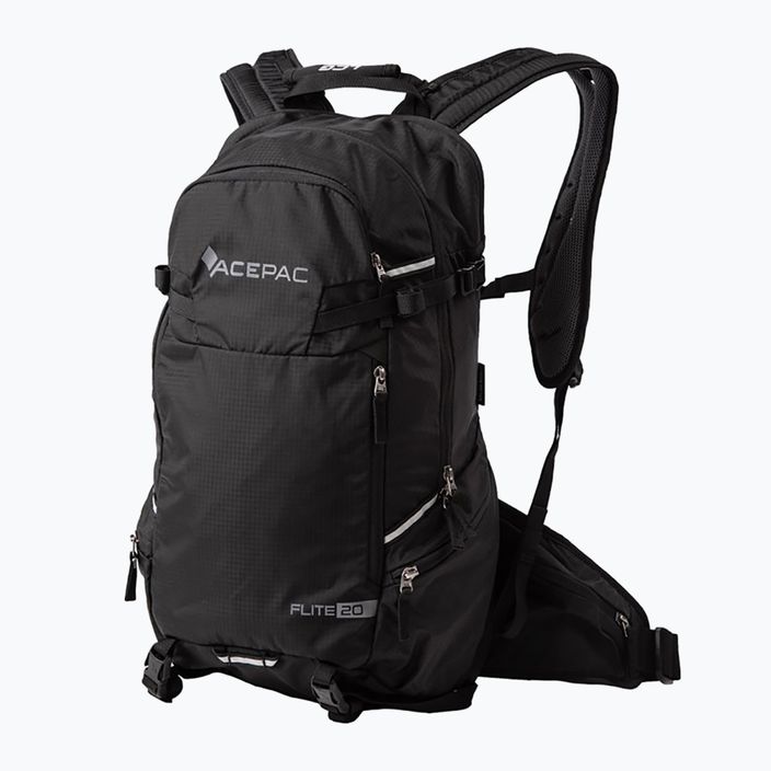 Acepac Flite 20 l black bicycle backpack