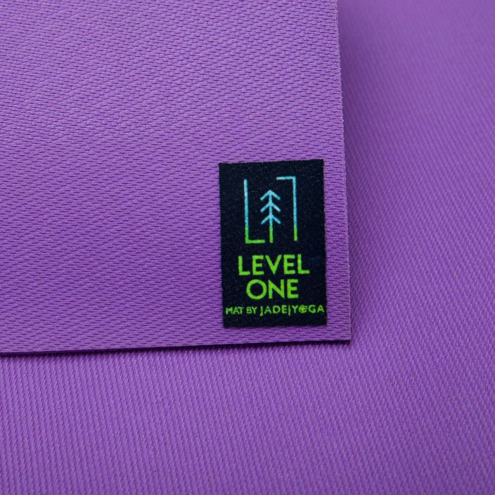 JadeYoga Level One yoga mat 68'' 4 mm purple 468CP 4
