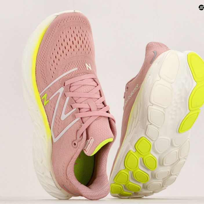 New Balance Fresh Foam More v4 pink moon women's running shoes 19