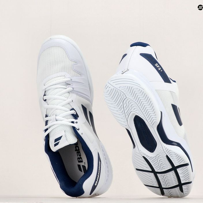 Babolat men's tennis shoes SFX3 All Court white/navy 18