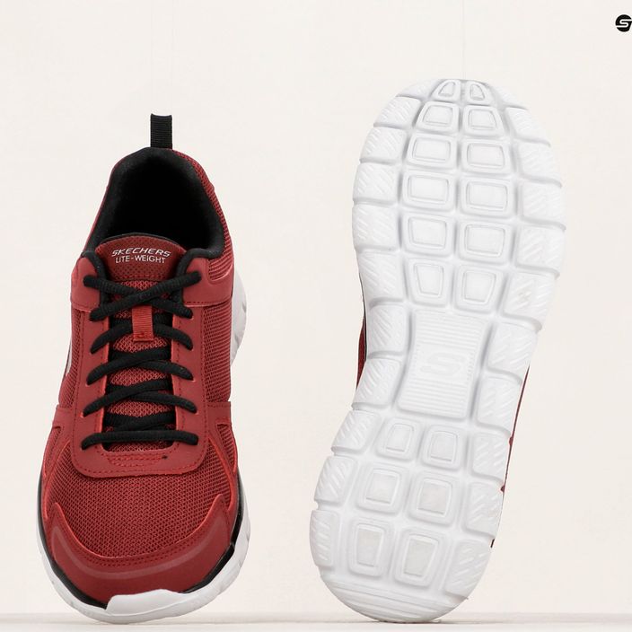 Men's training shoes SKECHERS Track Scrolic red 12