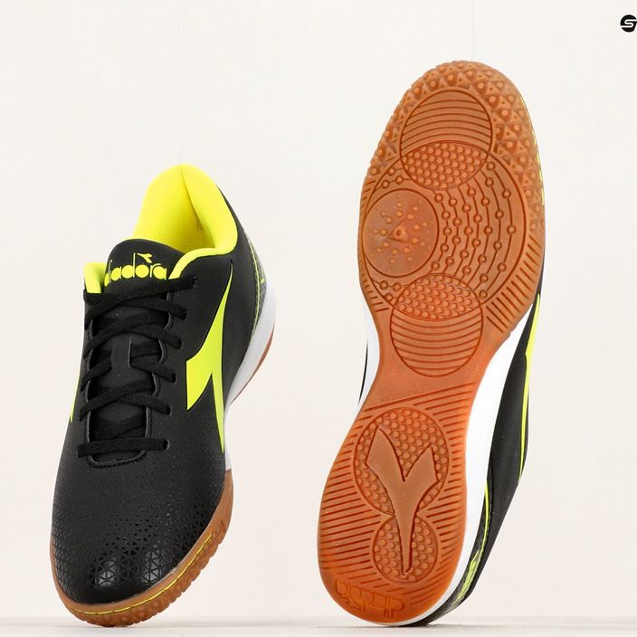 Men's Diadora Pichichi 6 IDR football boots black/yellow fi dd/white 19