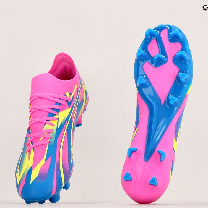 PUMA Ultra Match Energy FG/AG men's football boots luminous pink/yellow alert/ultra blue 21