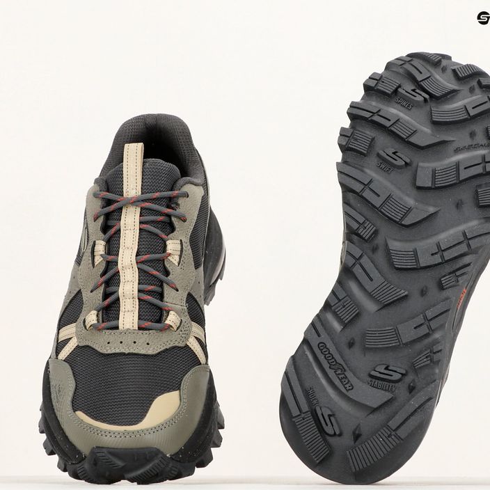 Skechers Arch Fit Trail Air olive/black men's trekking shoes 18