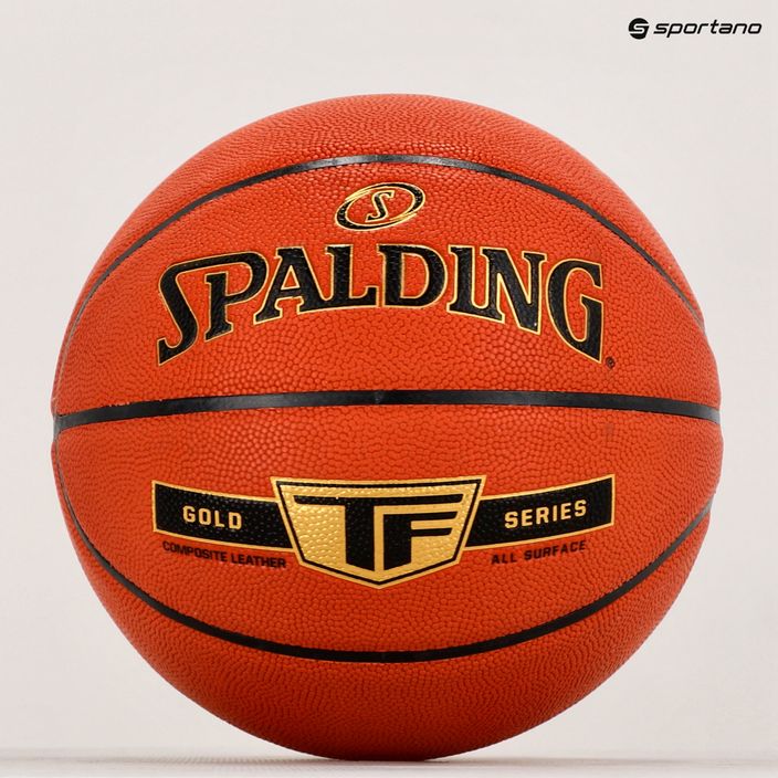 Spalding TF Gold basketball Sz7 76857Z size 7 6