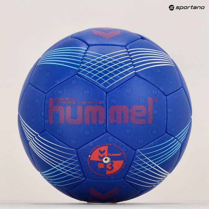 Hummel Storm Pro 2.0 HB blue/red handball size 3 5