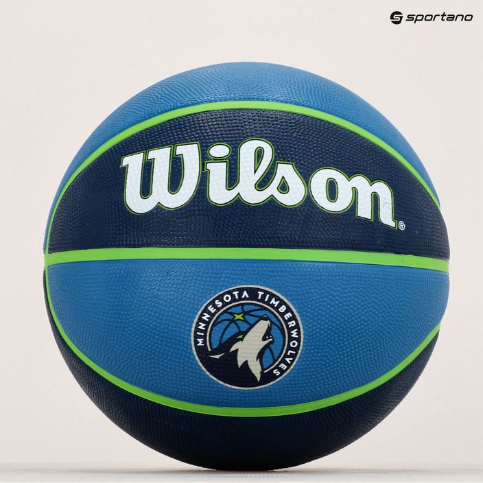 Wilson NBA Team Tribute Minnesota Timberwolves basketball WTB1300XBMIN size 7 5