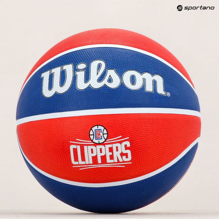 Wilson NBA Team Tribute Los Angeles Clippers basketball WTB1300XBLAC size 7 7