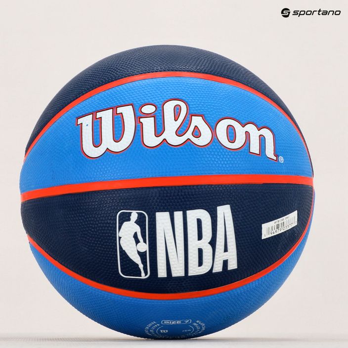 Wilson NBA Team Tribute Oklahoma City Thunder basketball WTB1300XBOKC size 7 7