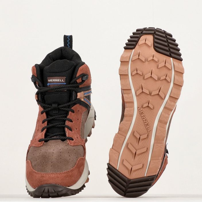 Men's Merrell Wildwood Sneaker Boot Mid WP hiking boots bracken 17