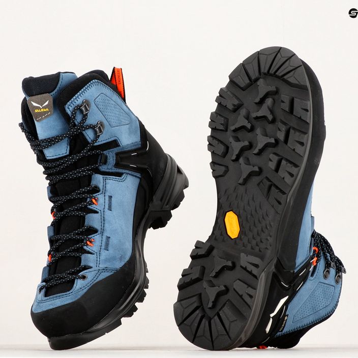 Men's trekking boots Salewa MTN Trainer 2 Mid GTX java blue/black 13