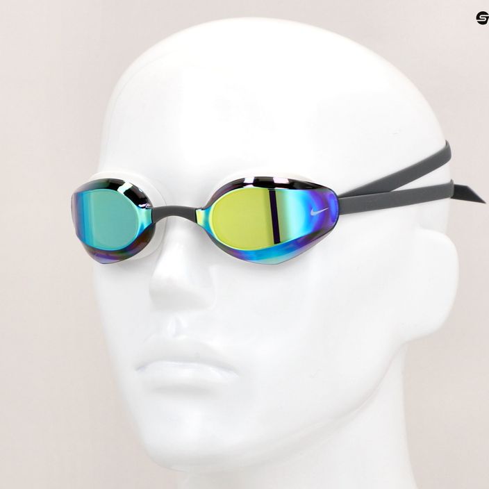 Nike Vapor Mirror iron grey swimming goggles 8