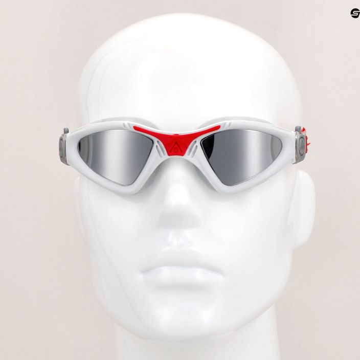 Aquasphere Kayenne grey/red swimming goggles 12
