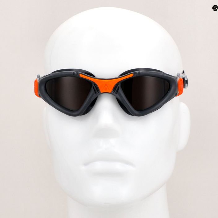 Aquasphere Kayenne grey/orange swimming goggles 11