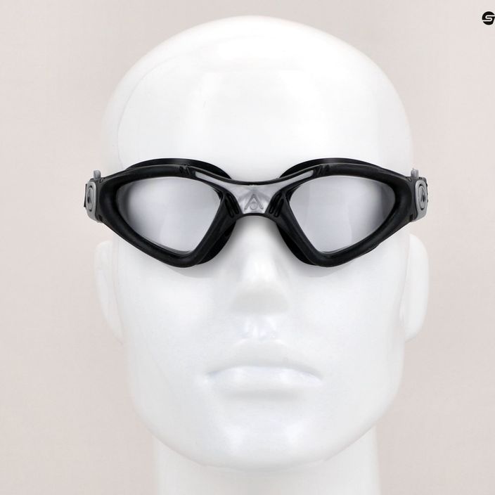 Aquasphere Kayenne black/silver/clear swim goggles EP3140115LC 8