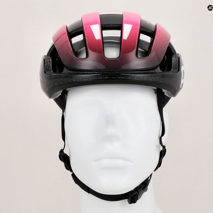 Bicycle helmet POC Omne Lite fluorescent pink/uranium black 9