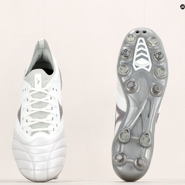 Mizuno Morelia Neo III Elite M white/hologram/cool gray 3c football boots 12