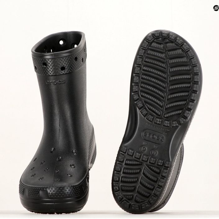 Men's Crocs Classic Rain Boot black 12