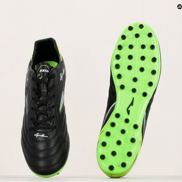 Joma Aguila 2231 AG negro/verde fluor men's football boots 14