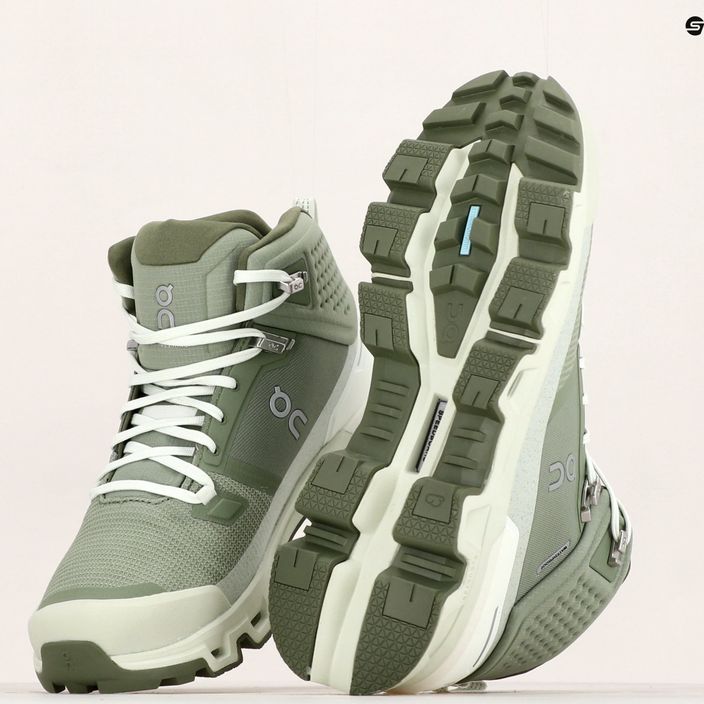 Men's trekking shoes On Cloudrock 2 Waterproof reseda/aloe 8